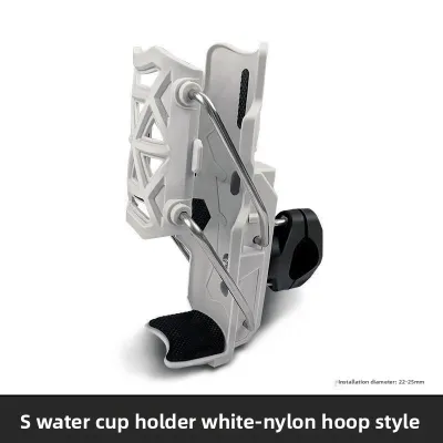 Universal Water Bottle Holder 360 Degree Rotatable Black Handlebar Cup Cage Durable Adjustable Motorcycle Cup Holder Bike Motorcycle