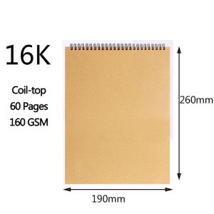 Professional Sketchbook Thick paper 160 GSM Spiral notebook Art school supplies Pencil drawing notepad Sketch pad