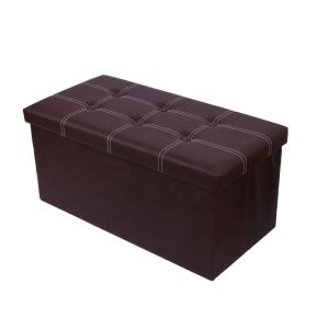 Rectangular Square Storage Stool Sit Adult Sofa Folding Storage Box Ottoman Chair Folding Box Storage Organizer Box