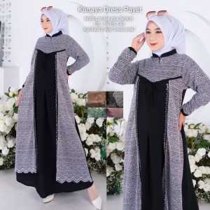ayana dress payet crinkle mix bordir by khasanah store46