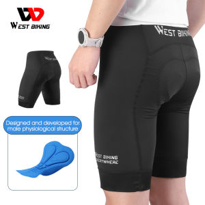 WEST BIKING Mens Cycling Shorts Padded shockproof Enduro Pants MTB Racing Bike Shorts Summer Sport Compression Elastic Tights