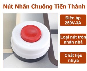 Nút chuông tròn 1608 - Nút nhấn Tiến Thành - CT4-1608 - 3A 250V