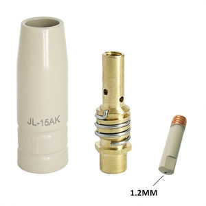 3 cái/bộ MB-15AK mb15ak mới lớp phủ bảo vệ vòi phun 0.8/1.0/1.2mm MIG ngọn đuốc vành xe chất khí tip chủ của 15ak mig mag que hàn