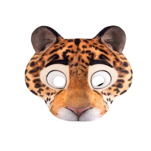 FUNG MALL Họa tiết báo  nạ Halloween Nửa  EVA.  nạ động vật Dễ thương Dụng cụ cosplay  nạ nhồi bông hổ Phụ nữ