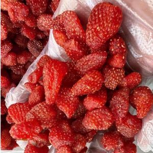 Dâu sấy dẻo (chua ngọt- có video) {Khối lượng tịnh không tính bao bì}