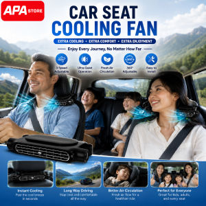 Car Seat Cooling Fan Portable Auto Seat Fan Ventilation Cooler Car Accessories Interior Vehicle Air Circulation Travel
