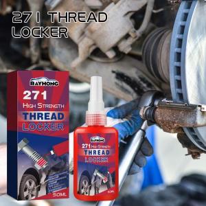 Locktight Thread Locker 50ml 271 Thread Sealer High Temp Threadlocker Thread Sealant Screw Glue Leak-Proof High Strength Removable Threadlocker For Automotive fabulous
