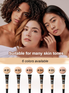 Longlasting Waterproof NonSticky Spot Covering Liquid Tattoo Concealer Dark Circles