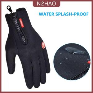 N2HAO Người Đàn Ông Phụ Nữ Mùa Đông Ấm Windproof Không Thấm Nước Nhiệt Màn Hình Cảm Ứng Găng Tay Găng Tay Găng Tay