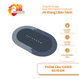 Thảm lau chân silicon chống trượt thảm chùi chân nhà tắm chống nước nhanh khô tiện lợi