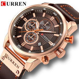 CURREN Fashion Date Quartz Men Watches Top Brand Luxury Male Clock Chronograph Sport Mens Wrist Watch(8291)
