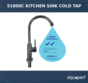 *SG READY STOCK* AQUAPERL 51000C- Single Lever Kitchen Sink Cold Tap