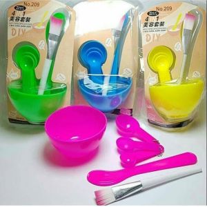 Set Mangkuk Isi 6 In 1 Mangkok dan Kuas Masker-Vegasus Store (COD)