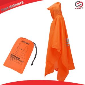 【Alloet】 Rain Ponchos for Men Women Adults Hooded Raincoat with Pocket Raincoat Jacket for Hiking Camping Emergency