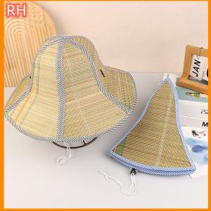 🔥🔥🔥ranghe Trung Quốc Tre Mây Mũ Retro Handmade Dệt Rơm Hat Du Lịch Mưa Đạo Cụ Khiêu Vũ Hình Nón Câu Cá Che Nắng Ngư Dân Hat