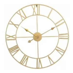 50cm / 60cm wrought iron wall clock Round home decoration Roman Art clock Living Room wall clock Cafe hanging decoration
