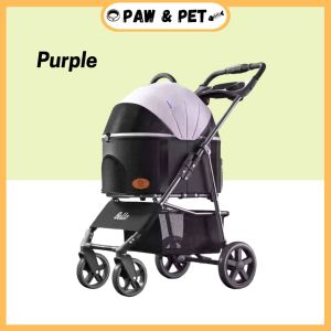 Bello Stroller 2024 Pet Stroller Detachable Carrier Bag Foldable Outdoor Travel Pet Trolley Max Pet Weight 15KG