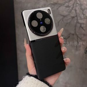 For VIVO X200 Pro Case Luxury PU Leather Skin Lens Protective Back Cover Case For VIVO X100 X200Pro X100 Ultra X100S Phone Shell
