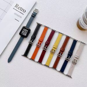 [SG Seller] Slim Edition Strap for Apple Watch/iWatch Series Ultra/11/10/9/8/7/6/SE/5/4/3/2/1. 45mm&41mm 44mm&40mm 42mm&38mm. Watch not included.