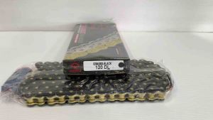 โซ่บิ๊กไบค์ X-Ringพระอาทิตย์ 525ยาว 120L สีดำทอง (BLACK)