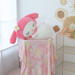 NTL B063 Balmut Sanrio Kuromi / Cinnamoroll / My Melody Sleepy  Boneka Bantal Selimut Full Body