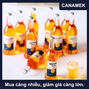 【CANAMEK】 10 chai nhựa resin thu nhỏ Nhà búp bê 1/6 mô hình chai rượu vang