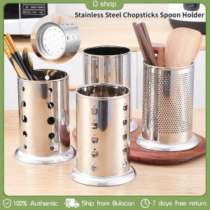 304 Stainless Steel Chopsticks Spoon Holder Drainer Kitchen Organizer Cutlery Chopsticks Cage