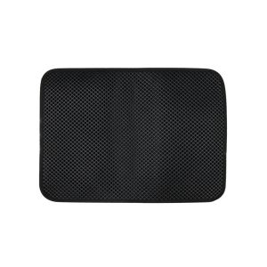 Cat Litter Mat Double Layer Pet Cat Litter Pad Bottom Non-slip Pet Litter Trapper Washable Carpet