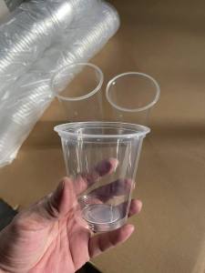 Merkon Disposable drinkware Plastic Cups High quality Ppcups Ycups No Lid Walang Takip 50pcs per pack Non-toxic
