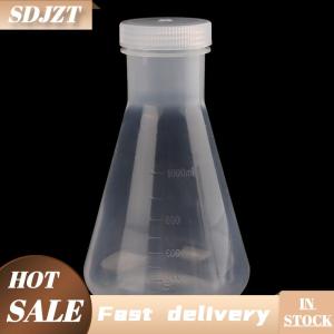 SDJZT 50ml đến 1000ml phòng thí nghiệm nhựa erlenmeyer Flask hình nón container chai với nắp vặn cho phòng thí nghiệm thí nghiệm