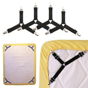 Promo GCDHome Penjepit Ujung Sprei Kasur Bed Clip Holder 4PCS - FS-1809 ( BISA COD )