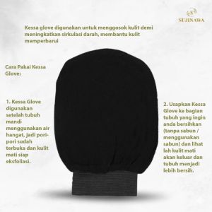 BUNDLING 6 Pcs Sujinawa Kessa Glove Free 3 Pcs Kessa Glove - Sarung Tangan Scrub Pembersih Kulit Mati dan Daki - Exfoliating Scrub