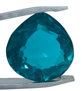 Natural Madagascar Blue Color Grandierite 15.80 Cts.PearCut Eye Clean Loose Gemstone