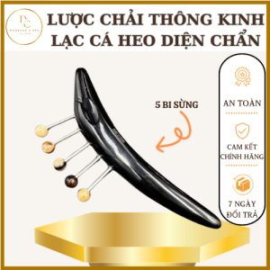 Lược Chải Thông Cá Heo Bi Sừng Dụng Cụ Diện Chẩn