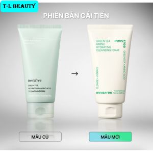 Innisfree Green Tea Hydrating Amino Acid Cleansing Foam Sữa rửa mặt trà xanh Hàn Quốc Innisfree