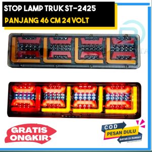 Stoplamp Truk 24 volt Terbaru Lampu Led Belakang Truk 24 volt Lampu Stop Rem Belakang Truck 24V