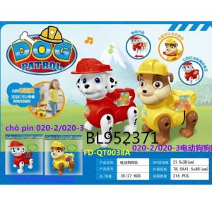 Đồ chơi Chó cứu hộ biết đi có đèn flash nhấp nháy và có nhạc vui nhộn kèm dây cột cho bé dắt chó đi dạo
