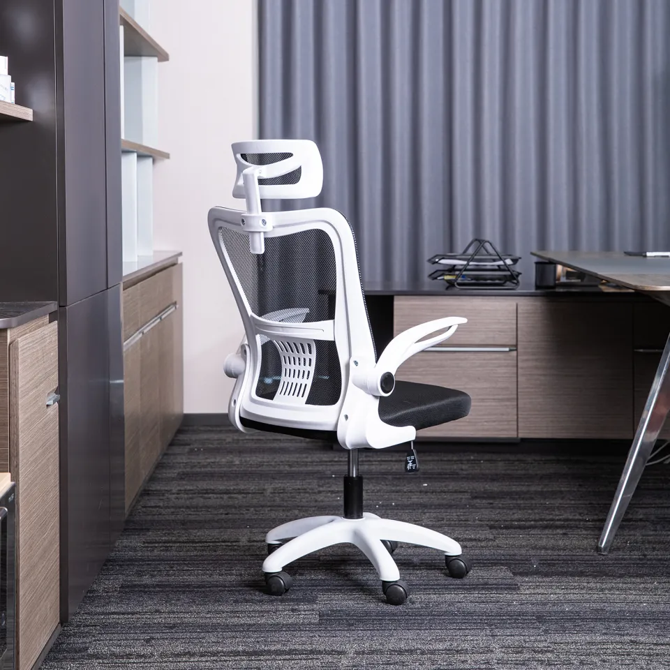 Deli Office Chair Ergonomic Chair Swivel Chair with Arm Rest Cheap