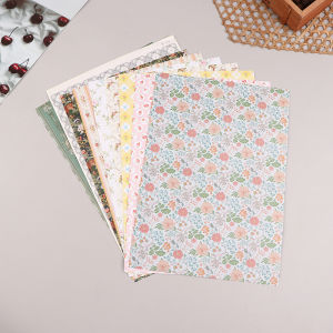 QUANSEN 1:12 Dollhouse Sticker Miniature Colorful Wallpaper Background DIY Accessories