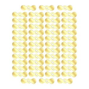 50Pieces Fishing Propeller Slices Propeller Sequins Thicken Fly Tying Materials Fishing Lures Making Fly Propellers Set