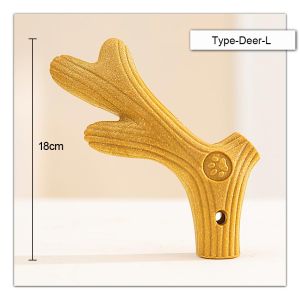 Mainan Anjing Gigit Antler Molar Tulang Gigitan Anjing Wooden Long Lasting Natural Chewing Stick