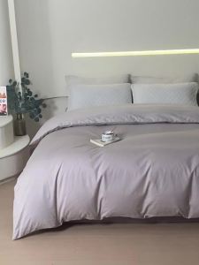 A Light Luxury 100 100% Cotton Duvet Cover Single Piece 100% Pure Cotton Single Quilt Cover Single Double Student Dormitory Three-piece Set LZD