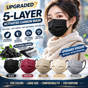 Activated Carbon Mask/5 Ply/Butterfly Breathable Face Mask/Adult Outdoor Daily Mask