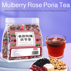 Health-Preserving Mulberry Rose Poria Tea Combination Beauty And Beauty Scented Tea Pure Natural Tea Bag