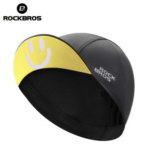 ROCKBROS Cycling Cap Breathable UV Protection Bicycle Hat COOLMAX Quick Drying Mesh Hole Helmet Liner Outdoor Sports Cap