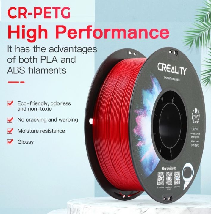 Nhựa in 3d Creality CR-PETG không mùi chống ẩm ít cong vênh 1kg/Cuộn ...