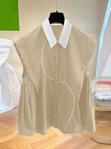 (Sseolshop X Arsya ) Belya kemeja wanita terbaru 2025 bahan rayon twill warna putih dan hitam ukuran L XL XXL / baju remaja korean style lengan pendek