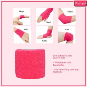 LIUJIR Self Adhesive Self Adhesive Bandage Elastic Elastoplast Elastic Bandage Sports Protector Colorful Colorful Athletic Bandage Knee