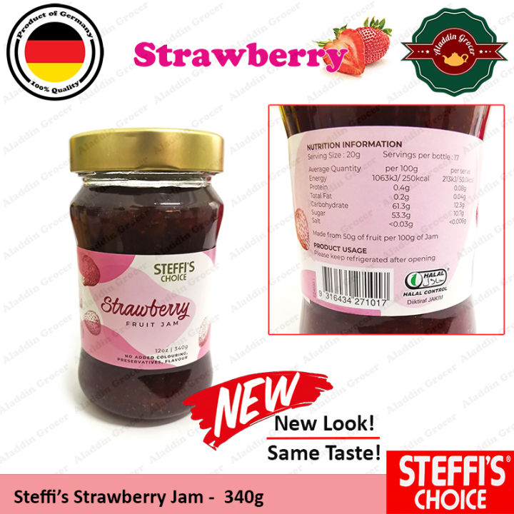 Steffi's Choice Assorted Jam Strawberry **Expiry Sep 2024** Lazada