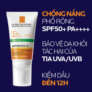 Combo 2 tuýp Kem Chống Nắng Nâng Tone Kiểm Soát Dầu La Roche-Posay Anthelios XL SPF50+ UVB & UVA 50ml [HÀNG CTY]